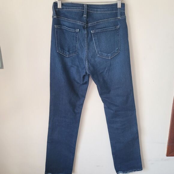 Pookie Loves Sebastian Jeans size 25 Blues slim relaxed High Rise raw hem - Picture 3 of 7